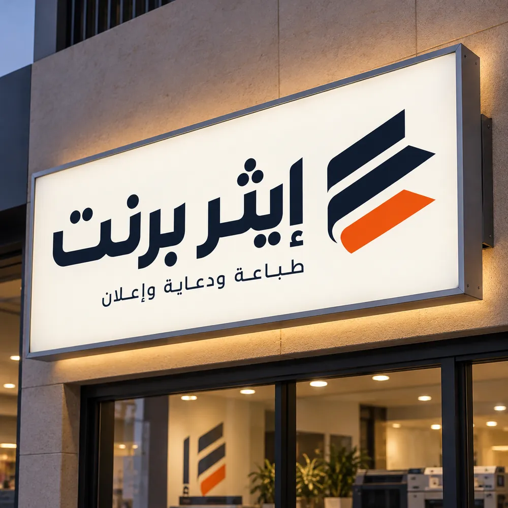 طباعة فلكس إعلاني للوحات المضيئة في جدة