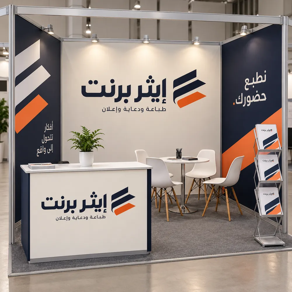 تجهيز أجنحة المعارض بالهوية البصرية في جدة